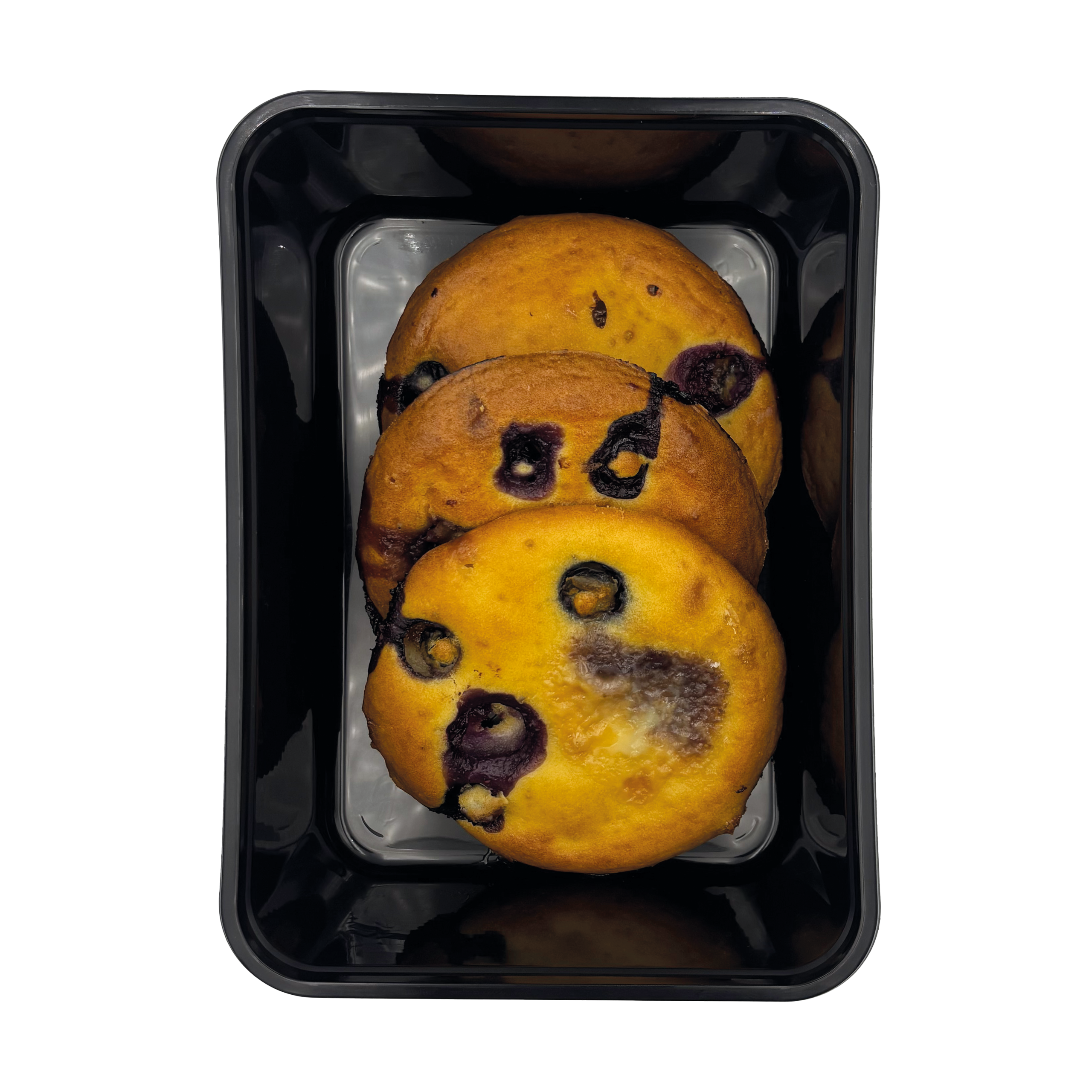 White chocolate & bosbessen pancake