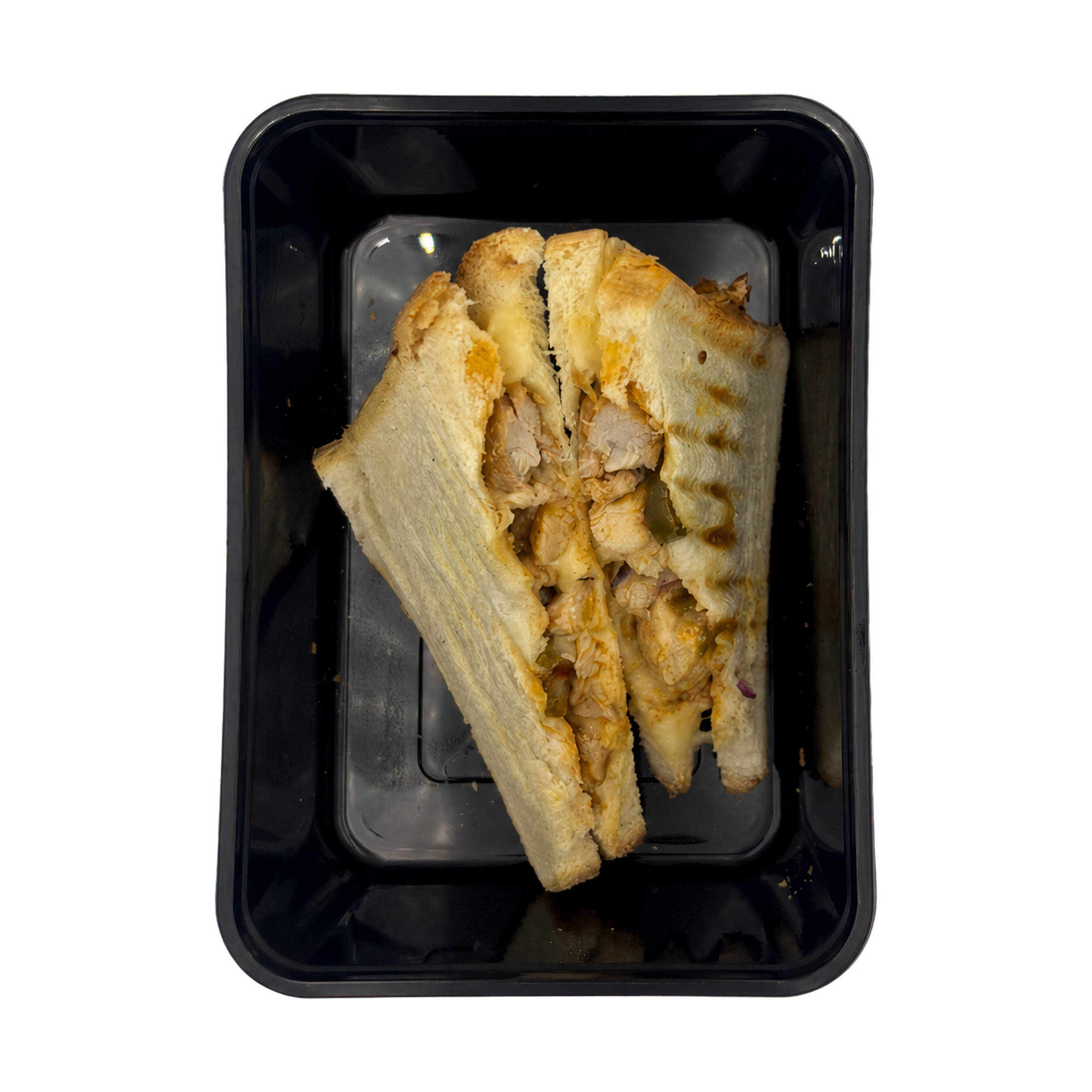 Spicy chicken tosti