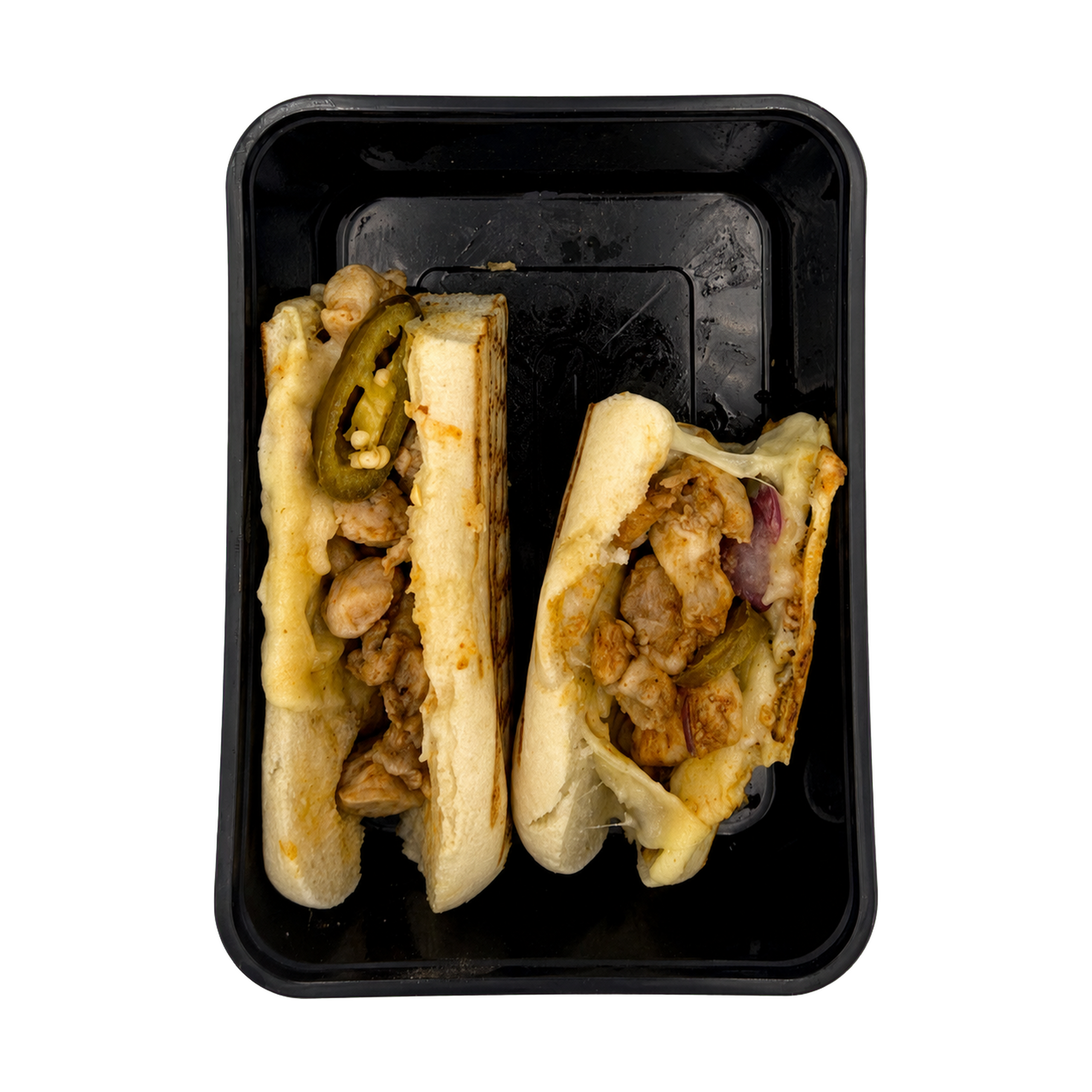 Spicy chicken panini